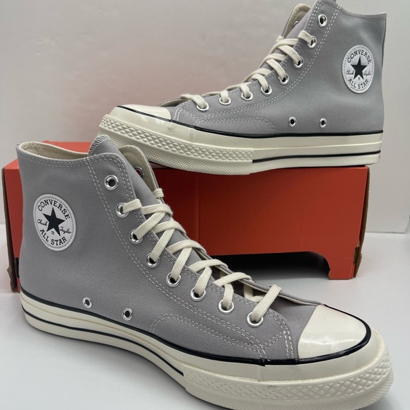 Converse Men’s A08615F CHUCK 70 HI
GREY AREA/EGRET Classic High-Tops Sneakers - Picture 15 of 16